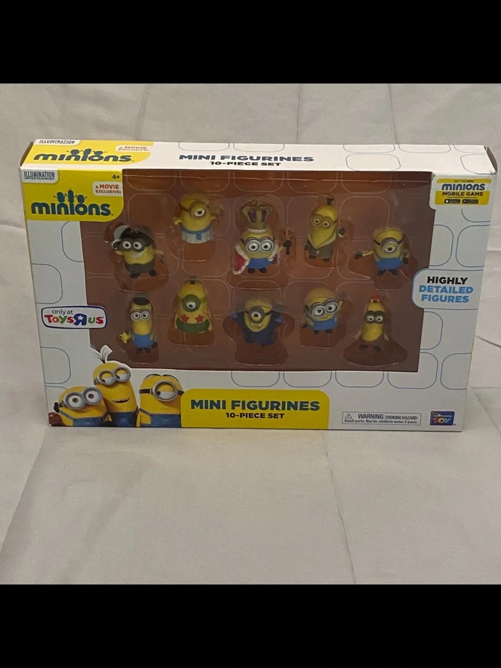 Vintage Toys R Us Minions Mini Figurines 10-Piece Set